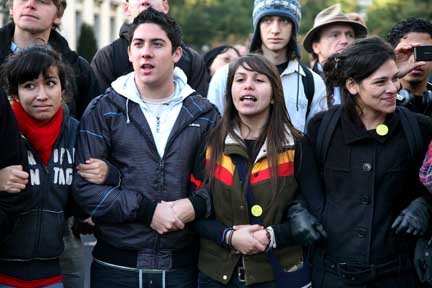 Students occupy university building to protest fee hikes