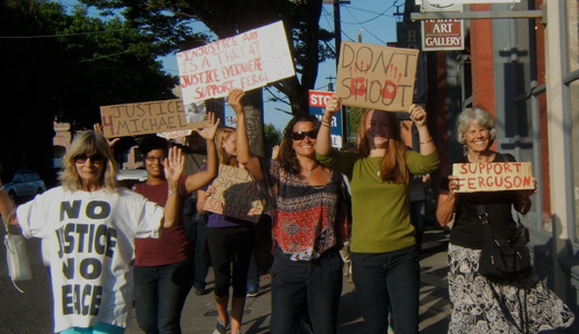 Washington state teens initiate march protesting killing of Michael Brown