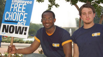 Union leaders wish Obama had come out for right to organize