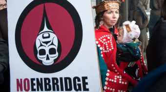 Thousands protest Enbridge pipeline in Canada