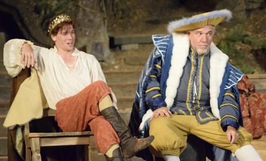 A playwright named “Shagspeare” in Bill Cain’s “Equivocation”