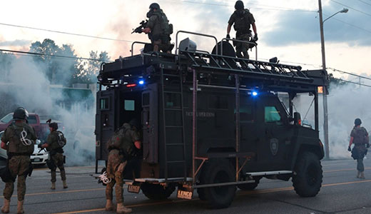 Despite police violence Ferguson community continues peaceful protests