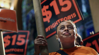 Fast food workers wage biggest-ever strike Nov. 10