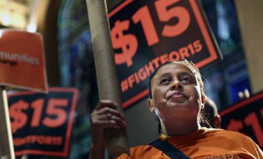 Fast food workers wage biggest-ever strike Nov. 10