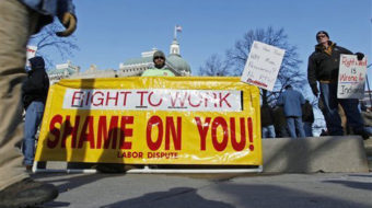 Indiana court tosses state’s right-to-work law