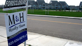 Sharp rise in foreclosure notices