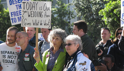 U.S. Supreme Court hears Calif. marriage equality case