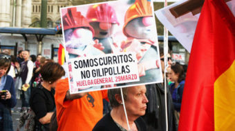 Spaniards in mega-strike over labor reforms