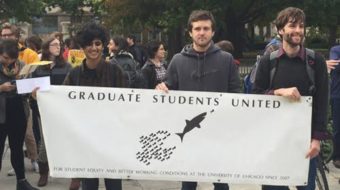 Graduate students at private universities rally for union rights