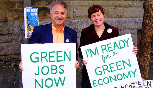 Steelworkers president talks up green jobs