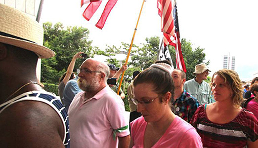 Jailed for justice at July 8th’s Moral Monday