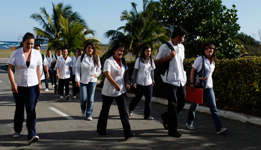 Cuban medical professionals working around the world