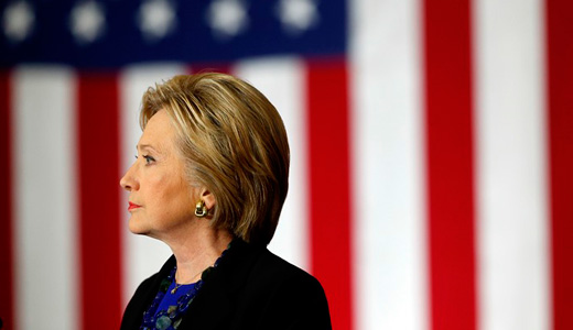 Clinton takes the long view: Republican victory would threaten democracy itself