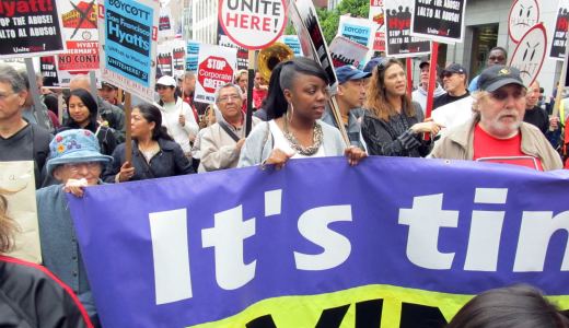 Hotel workers animate San Francisco’s Labor Day