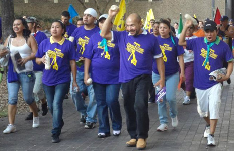 Houston church, NAACP support striking janitors