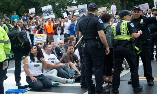 Immigration reform advocates speak out at AFL-CIO headquarters