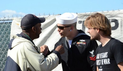 Antiwar veterans deploy to Fleet Week