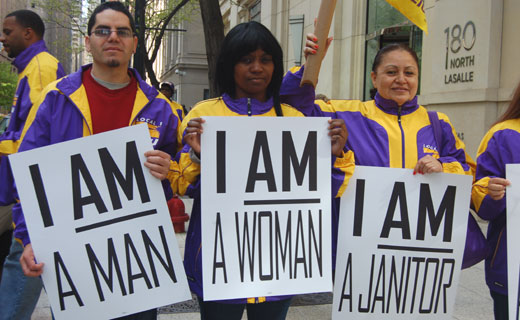 Janitors strike in Houston spreads to eight cities