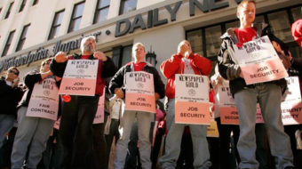 Layoffs continue as newspaper workers continue fight for fair wages, job security