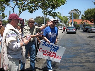 Savoring burgers and labor victories