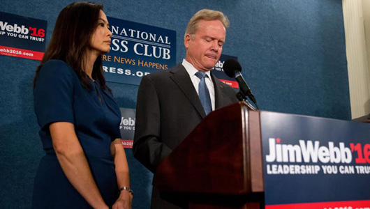 Webb quits Democratic presidential race, mulls independent run