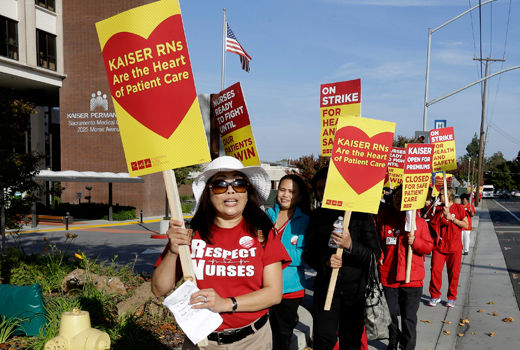 Tentative pact lets 18,000 Kaiser California nurses cancel strike