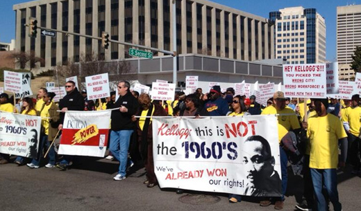 NLRB heads to court to stop Kellogg’s lockout of Memphis workers