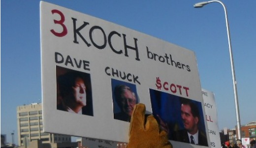 Koch money aids Scott Walker in Wisconsin voter suppression