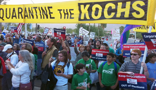 Koch Brothers try to kill California unions
