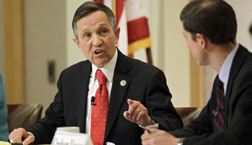 Kucinich falls to right-wing gerrymandering