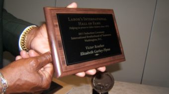 “Rebel Girl” Gurley Flynn inducted into Labor Hall of Fame