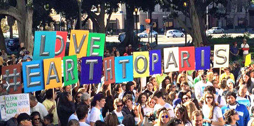 Los Angeles climate change action: “Our planet, our health!”