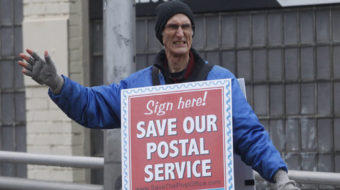 Letter carriers campaign to save postal service