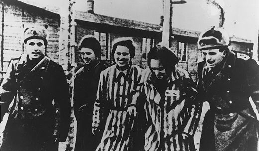 Inside the Auschwitz death camp on Holocaust Remembrance Day