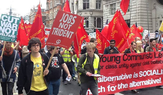 Hundreds of thousands march against austerity in Britain