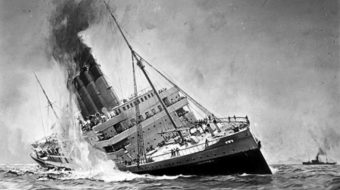 Today in history: The Lusitania is torpedoed and sinks 100 years ago