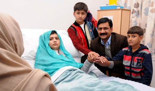 Malala recovering: young Pakistani woman to continue her struggle
