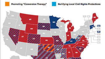 Anti-LGBT bills introduced in 28 states