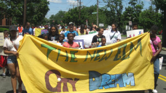 Youth march for jobs and to end violence