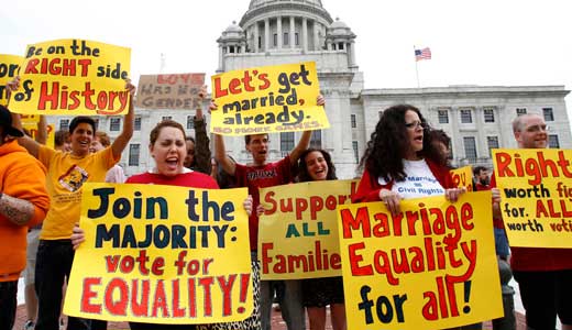 Obama makes history on marriage equality