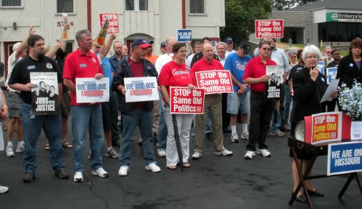 We Are One rally targets reps who “chose CEOs over workers”