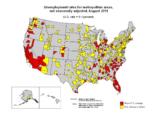 Official jobless rate stays at 9.1 percent