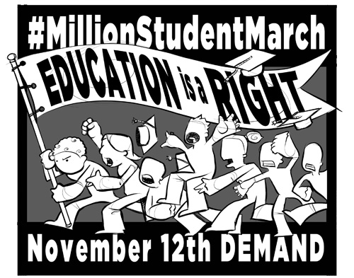 MillionStudentMarch demands end to education profiteering, wage stagnation