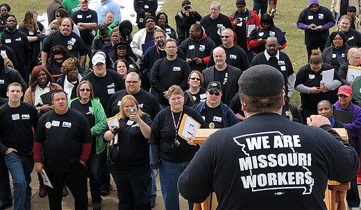 Missouri state workers lobby day
