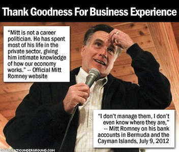 Romney part of Global Tax Dodging, Inc.