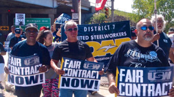 Video: Despite anti-union attacks, steelworkers rally for contract, justice