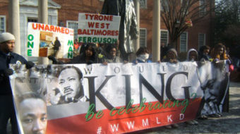 Maryland protesters demand action to end police violence