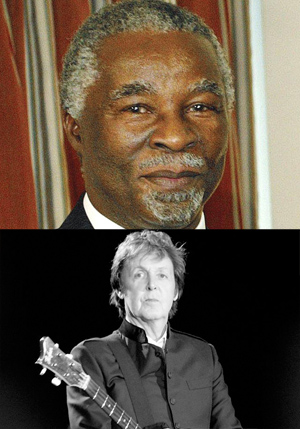 Today in history: World-changers McCartney, Mbeki born