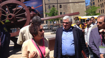 Communist Party convention goers explore Chicago’s labor history