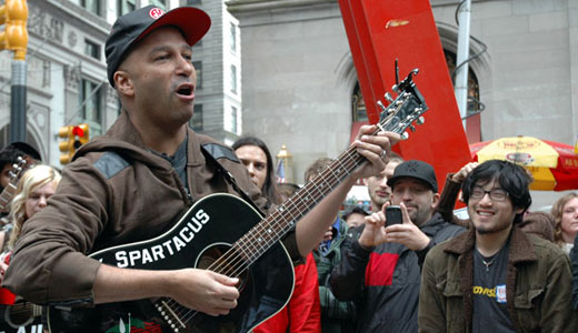 Occupy protests spur music explosion